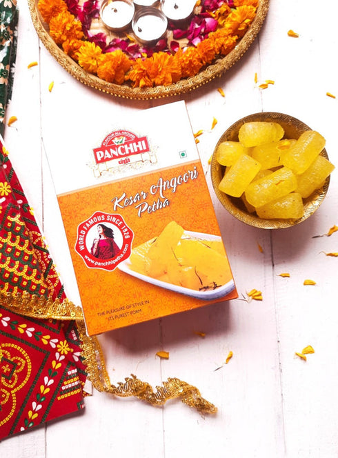 Panchhi Kesar Angoori Petha