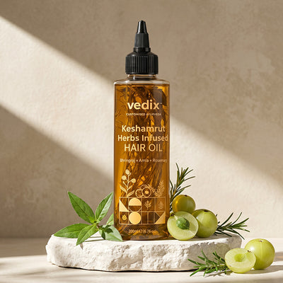 Vedix Keshamrut Hair Oil With Bhringraj & Rosemary