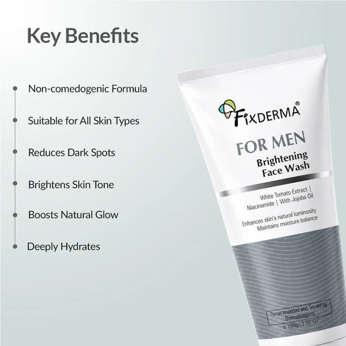 FixDerma FOR MEN Brightening Face Wash