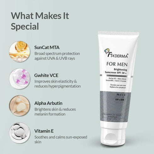 FixDerma FOR MEN Brightening Sunscreen SPF 50+
