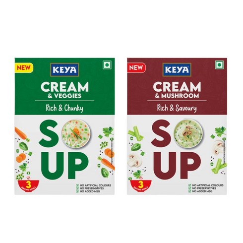 Keyafoods Keya Veg Creamy Soups Combo Pack