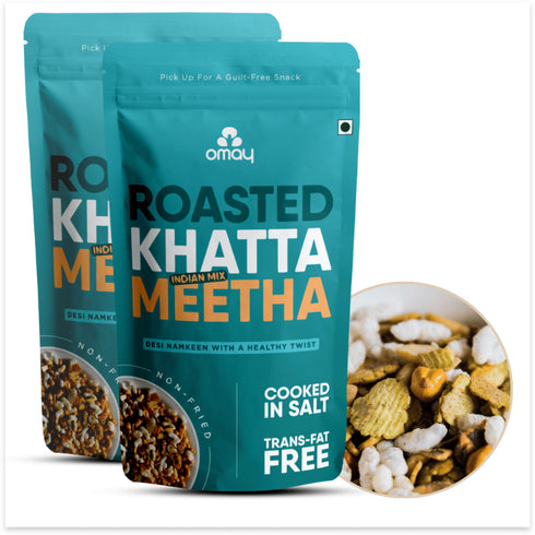 Omay Foods Khatta Meetha Mix - 400 gms Pouch (2 units)