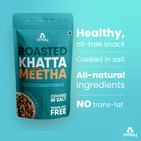 Omay Foods Khatta Meetha Mix - 400 gms Pouch (2 units)