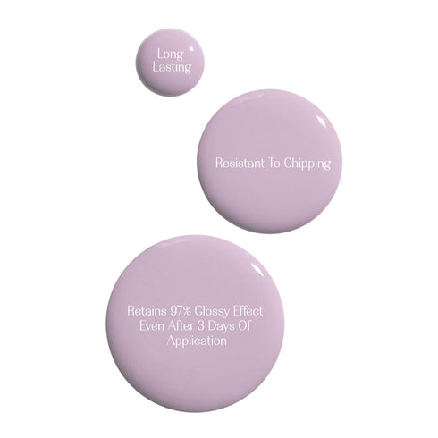 LoveChild Khubsurat Breathable Lilac Glossy Nail Paint