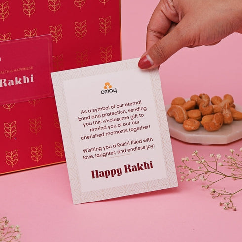 Omay Foods Kids Favorite Rakhi Gift Box