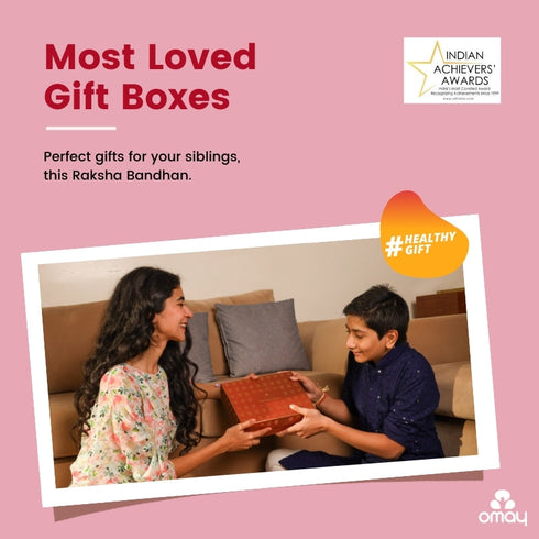 Omay Foods Kids Favorite Rakhi Gift Box