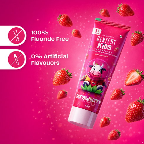 Dente91 Family Toothpaste Combo (Enamel Pro 100g + SHE Toothpaste 100g + Kids Toothpaste, Strawberry Flavour 45g)