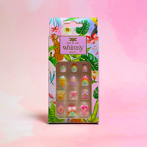 Whimsy Beauty Kitty & Bows Press ON Nails