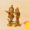Samskara Home Krishna Radha Coloured Brass Idol