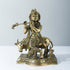 Samskara Home Krishna With Cow Brass Idol