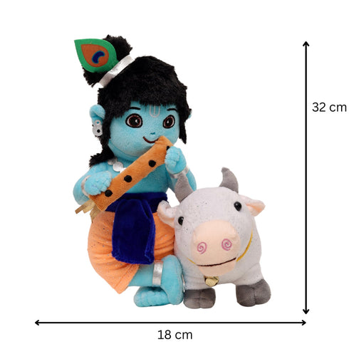 Panda's Box Lord Krishna & Cow