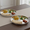 Vinod Stainless Steel Beeding Khumcha Thali Set of 2 24 cm Lunch and Dinner Plate Highest Quality Stainless Steel Mirror Finish Rust Free