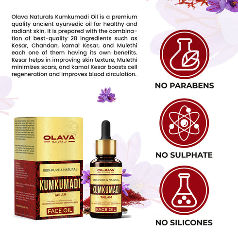Kumkumadi Tailam for Face - 28 Ingredients - 10 ml