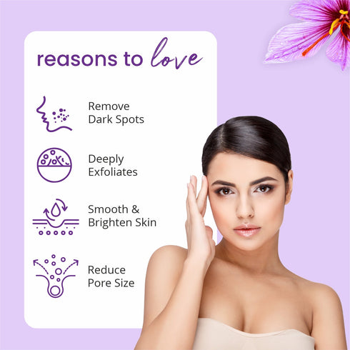 Globus Naturals Ayurvedic Kumkumadi Skin Lightening Face Scrub Suitable For All Skin Types