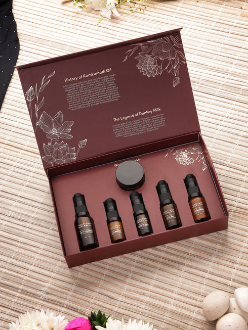 Wildflower Naturals Compact Glow Ritual with Kumkumadi and Donkey Milk