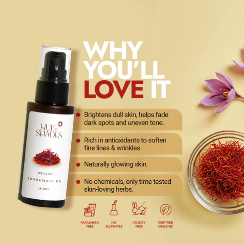 Hue And Shades Ayurvedic Kumkumadi Face Oil