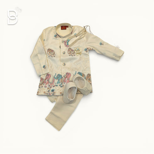 Bachpan kids wear Kurta Pyjamas Cream