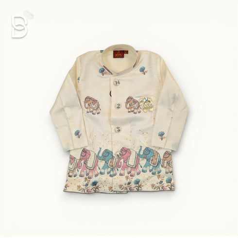 Bachpan kids wear Kurta Pyjamas Cream