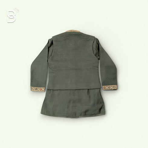 Bachpan kids wear Kurta Pyjamas Green