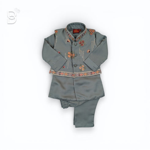 Bachpan kids wear Kurta Pyjamas Gray