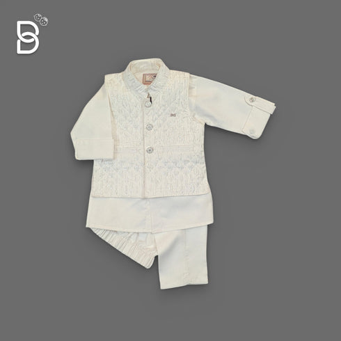 Bachpan kids wear Kurta Pyjamas Off-white