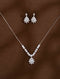 Zeraki Jewels Kyra Silver Necklace Set