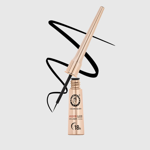 Colors Queen Shine Line Long Lasting Waterproof Eyeliner (Black) | 6 ML