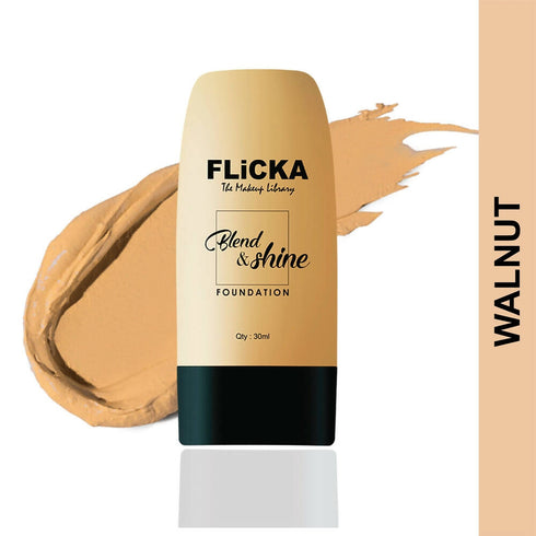Flicka Blend & Shine Foundation | Walnut