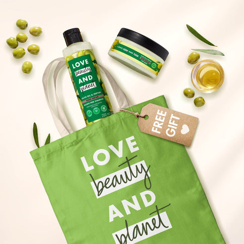 Love Beauty And Planet Bond Repair combo + Tote Bag