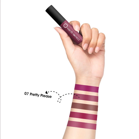 Colors Queen Mellow Matte Lip Cream Lipstick with Vitamin E | 6ml
