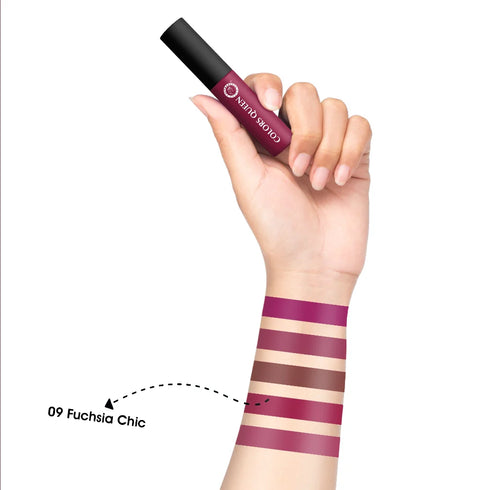 Colors Queen Mellow Matte Lip Cream Lipstick with Vitamin E | 6ml
