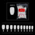Shills Professional PKT 500pcs Short Ballet Nail Tips Natural