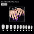 Shills Professional PKT 500pcs Short Ballet Nail Tips Natural