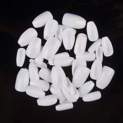 Shills Professional PKT 500pcs Short Ballet Nail Tips Natural