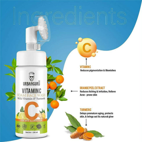 Urbanguru Men's Vitamin C Face Wash