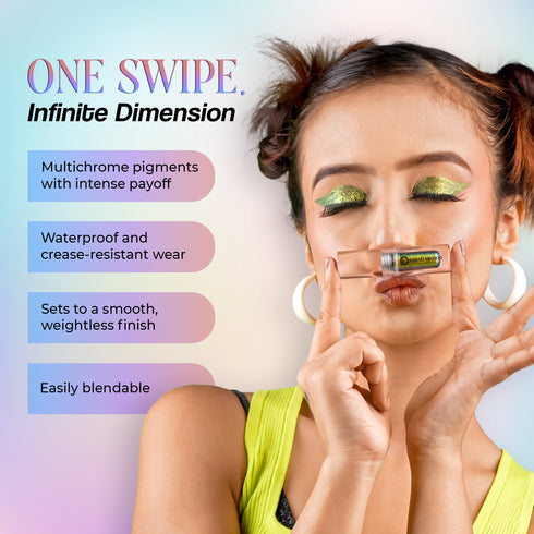 Colors Queen Multichrome Liquid Eyeshadow With Holographic Finish | 1.8 Gram
