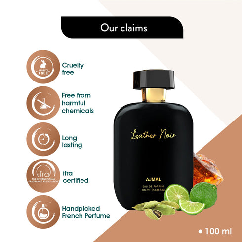 Ajmal Perfumes India LEATHER-NOIR Perfume for Men