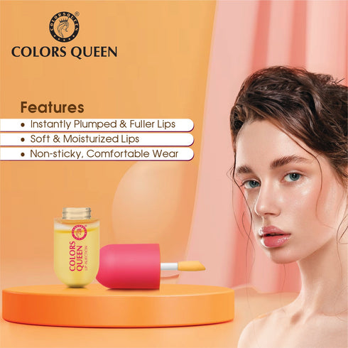 Colors Queen Plumping Lip Gloss for Instant Shine & Full Lips | 3.5g