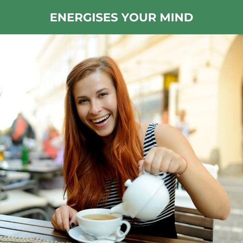 Nutty Yogi Green Energy Tea 50g Jasmine Roobios Mint and Herbs