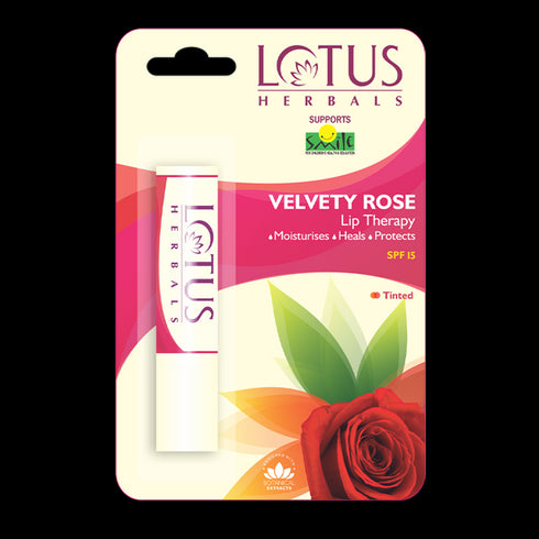 Lotus Herbals LIP Therapy Velvety Rose