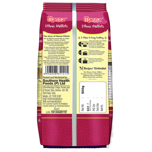 Manna Foods Little Millet