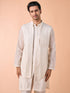 Manyavar Ethereal Cream Kurta Jacket Set