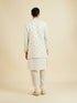 Manyavar Beige Splendour Kurta Jacket Set