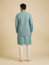 Manyavar Light Blue Buta Embroidered Jacket Set with Sequins Work