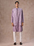 Manyavar Purple Kurta Jacket Set