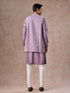 Manyavar Purple Kurta Jacket Set