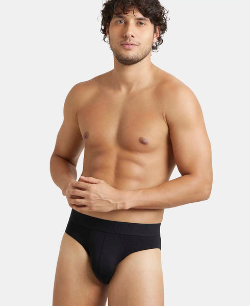 Jockey Tencel Lyocell Fiber Brief with StayFresh Properties | Black