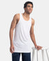 Jockey Bamboo And Tencel Modal Blend Sleeveless Vest With Extended Length | White