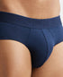 Jockey Bamboo Cotton Elastane Stretch Brief | Navy Melange