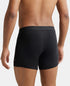 Jockey Stay Dry Breathable Mesh Trunk | Black Melange